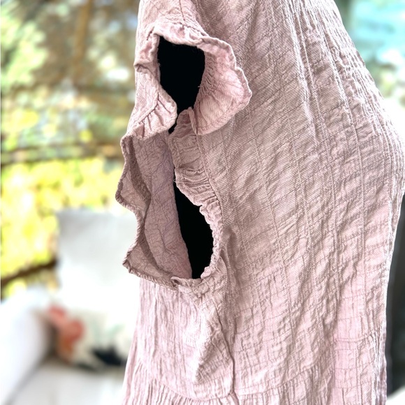 Knox Rose Target - Tunic Dress - Ruffle Sleeves - Loose - Pink Rose Color NWT - Picture 4 of 5